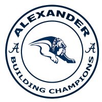 John B Alexander High School logo