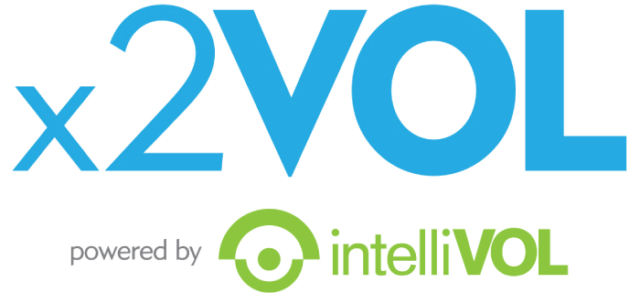 x2VOL powered by intelliVOL logo