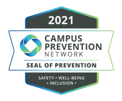 campus prevention network seal of approval logo