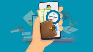 electronic diplomas on mobile device